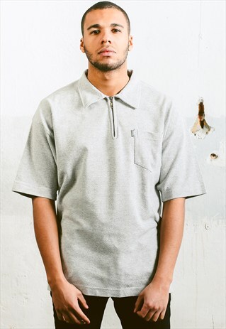 VINTAGE FILA MONOCHROME POLO SHIRT