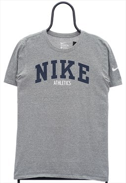 Vintage Nike Spellout Grey TShirt Womens