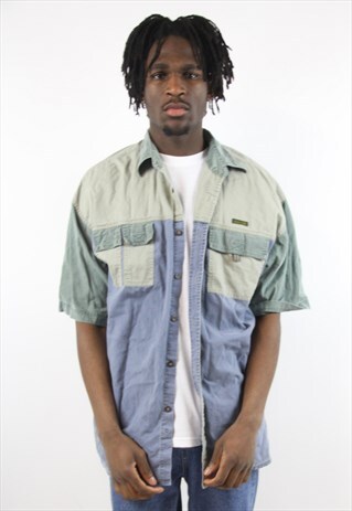VINTAGE BLOCK PATTERNED SHIRT