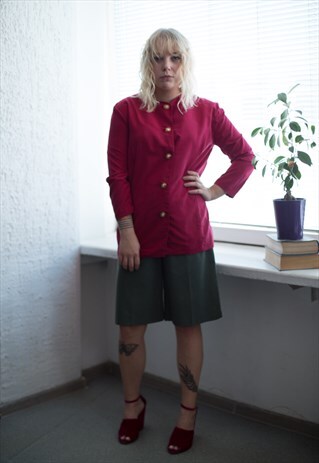 VINTAGE 80'S SOFT RED JACKET