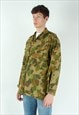 AUSTRALIA MENS XL ARMY JACKET SHIRT COAT MILITARY CAMOUFLAGE