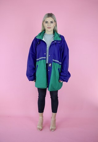 VINTAGE 90'S OVERSIZED K-WAY RAIN MAC