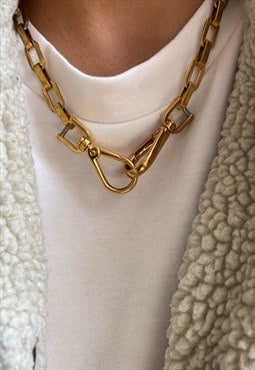 Authentic Prada Clasp - Reworked Necklace