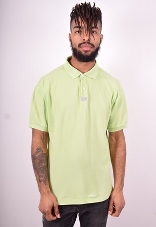LEVI'S MENS VINTAGE POLO SHIRT XL GREEN 90'S
