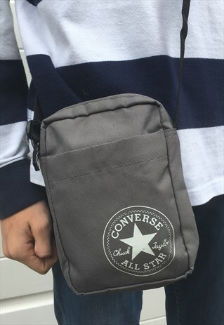 MENS FESTIVAL CONVERSE ALL STAR GREY SMALL MESSENGER MAN BAG