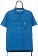 Vintage Carhartt Blue Polo Shirt