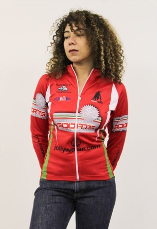 VINTAGE 1990S RED LONG-SLEEVED SPORTS T-SHIRT