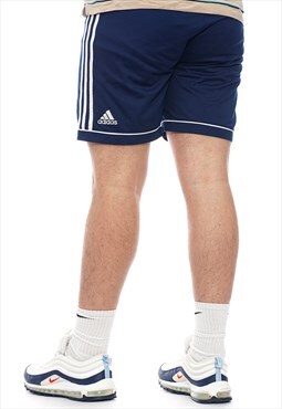 Vintage Adidas Navy Logo Sports Shorts Mens