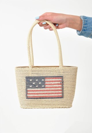 VINTAGE USA FLAG BAG
