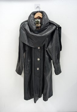 00s JL Just Leather Coat Black