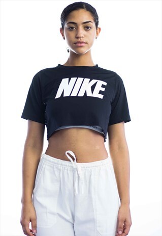VINTAGE NIKE CROP TOP LOGO REWORKED 90S XL 3.3