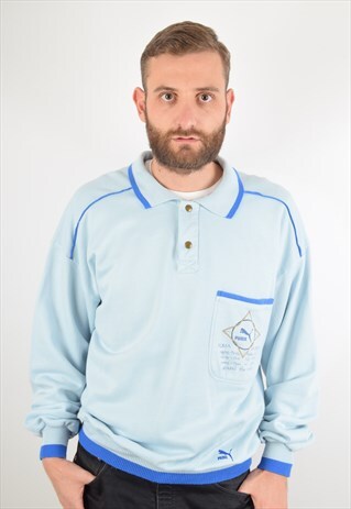 VINTAGE PUMA SWEATSHIRT MADE IN ITALY 80'S (1689)