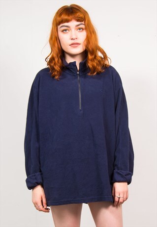 womens oversized quarter zip