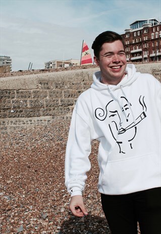 SALLY AND HER CIGARETTE HOODIE