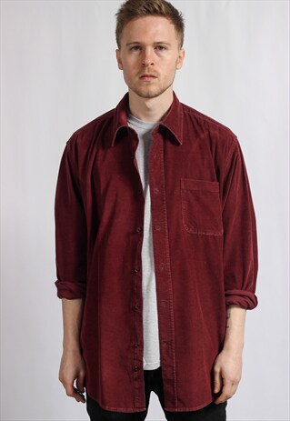 VINTAGE OVERSIZED CORDUROY SHIRT