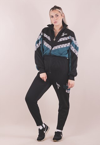 VINTAGE 90S FULL JUMPSUIT TRACKSUIT SPORTSWEAR /A11061