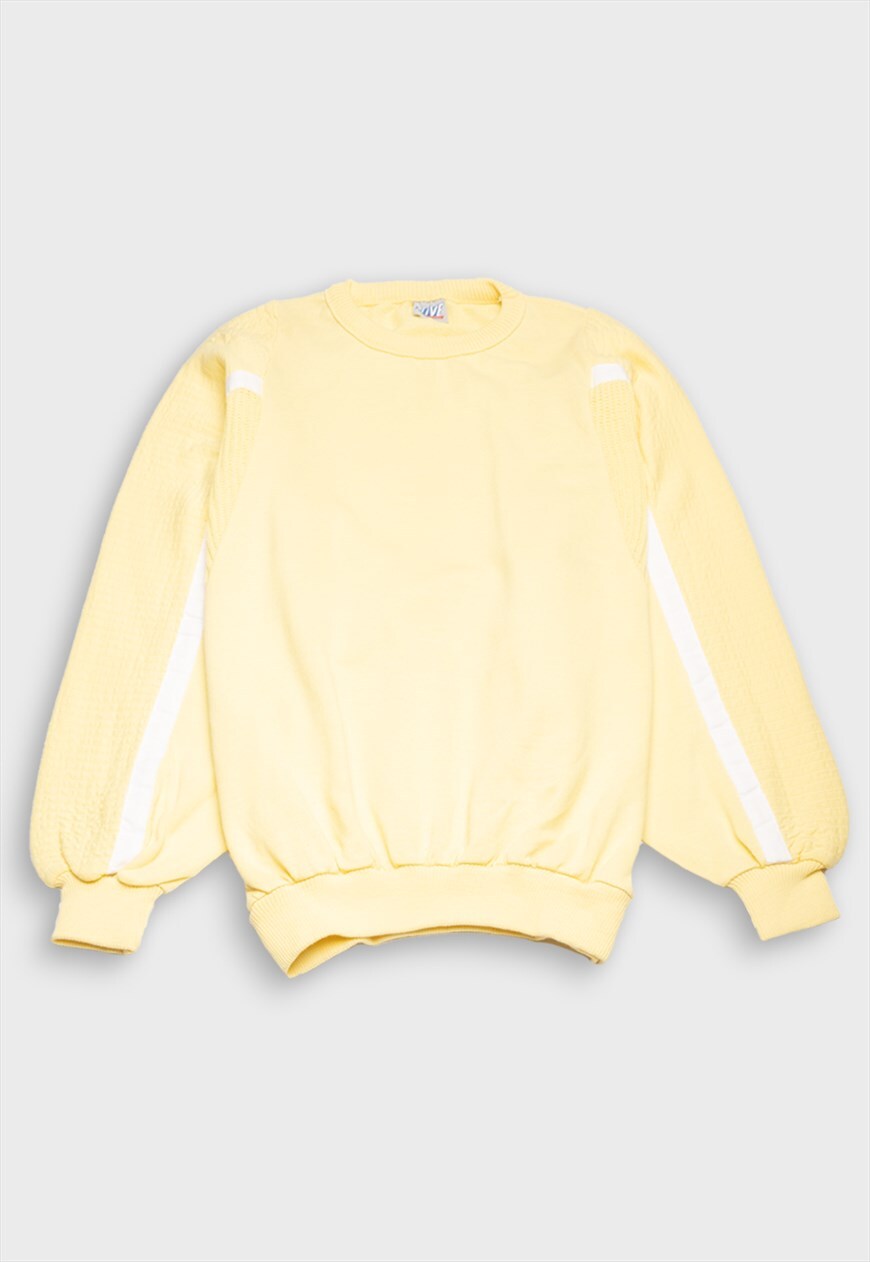 Pastel yellow hotsell crew neck