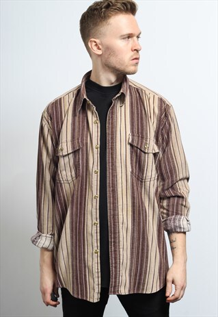 VINTAGE CORDUROY CORD SHIRT