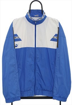 Vintage Puma Blue Lightweight Jacket Womens