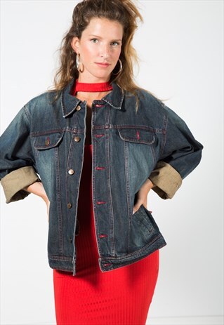 VINTAGE 80S CLASSIC WRANGLER BASIC DENIM JACKET / S1315