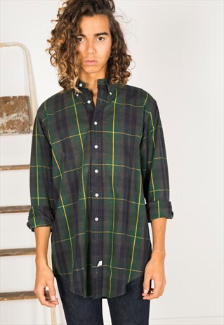 VINTAGE 80S POLO RALPH LAUREN SHIRT / R0166