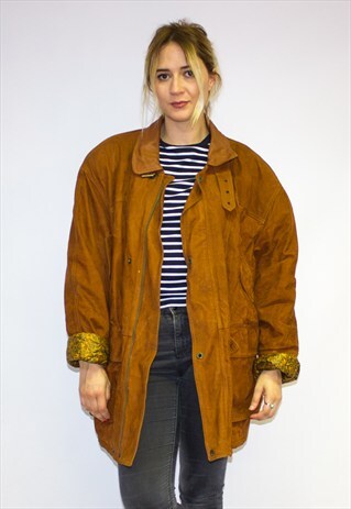 VINTAGE 70'S SUEDE WESTERN COAT