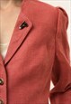PINK LINEN SUIT HIGH WAISTED MIDI PENCIL SKIRT  BLAZER 4551