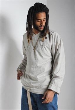 Vintage Adidas Windbreaker Sweatshirt Beige