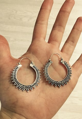 SUNRISE EARRINGS SILVER