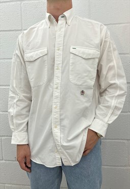 Vintage White Tommy Hilfiger Shirt