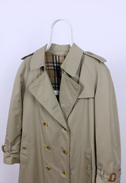 Vintage Burberrys Trench Coat Long Jacket Nova Check Women