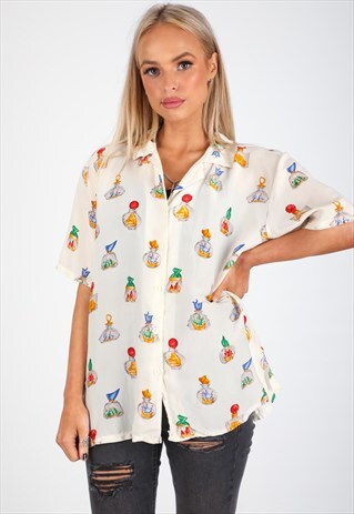VINTAGE UNBRANDED PATTERN SHIRT S359