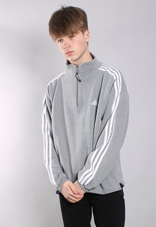 VINTAGE ADIDAS 1/4 ZIP SWEATSHIRT