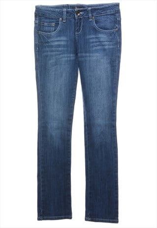 VINTAGE EMBROIDERED STRAIGHT FIT JEANS - W30