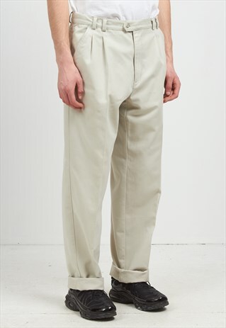 VINTAGE BEIGE ROSS RIVER TROUSERS BOTTOMS