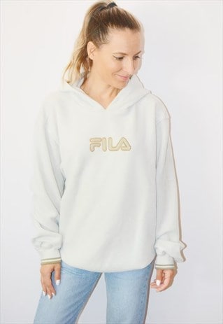 VINTAGE 90S FILA FLEECE OUTDOOR CASUAL SWEATSHIRT HOODIE