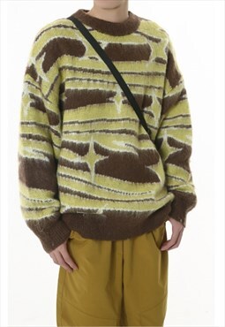 Men's Retro contrast sweater AW2023 VOL.2