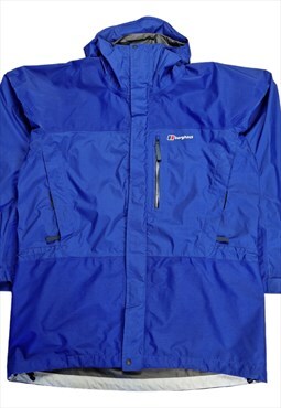 Berghaus Gore-Tex PacLite Rain Jacket In Blue Size Large
