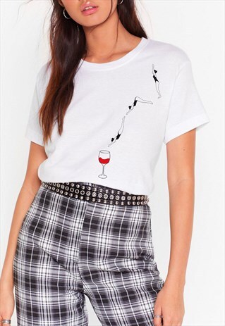 WINE DIVE GRAPHIC T-SHIRT AESTHETIC Y2K 90S