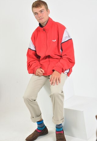 VINTAGE 90'S SHELL JACKET IN RED