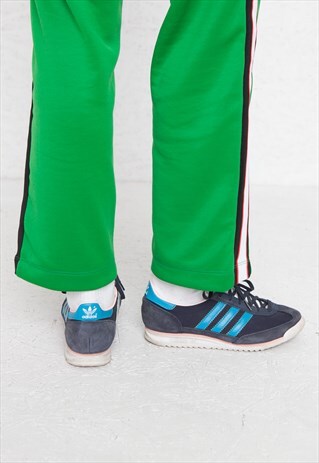 VINTAGE BLUE ADIDAS SUEDE TRAINERS