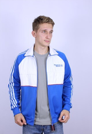 VINTAGE MENS ADIDAS ORIGINALS TRACK TOP SUIT JACKET