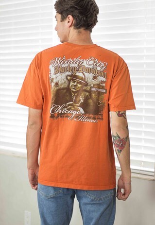 VINTAGE HARLEY DAVIDSON T-SHIRT LOGO 90S XL 9.1