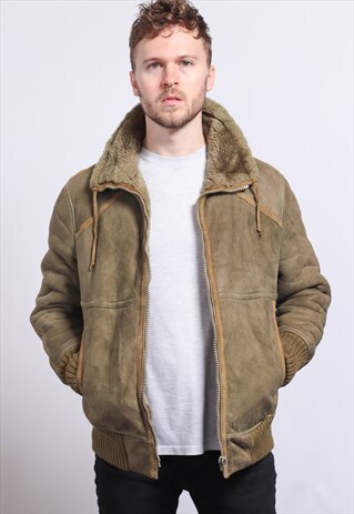 VINTAGE SUEDE AVIATOR JACKET