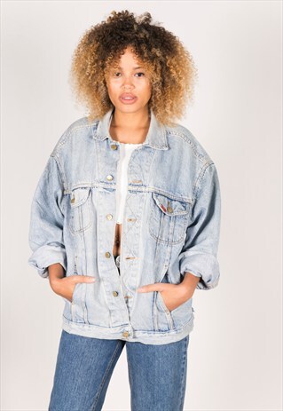 VINTAGE 80S LEE DENIM TRUCKER/ C404