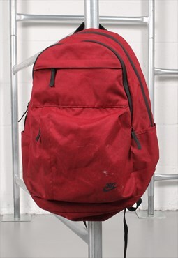 Vintage Nike Backpack in Red Sports School Rucksack 