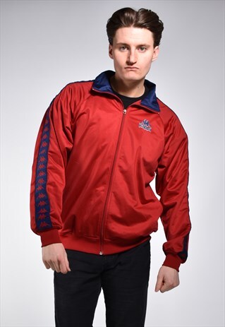 VINTAGE KAPPA REPEAT LOGO TRACK JACKET