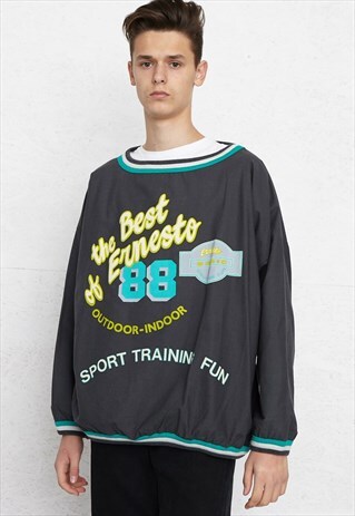 VINTAGE GREY PULLOVER SWEATSHIRT