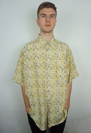 PURE SILK PATTERNED SHIRT