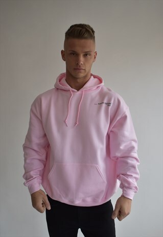 LIGHT PINK BARCODE HOODIE